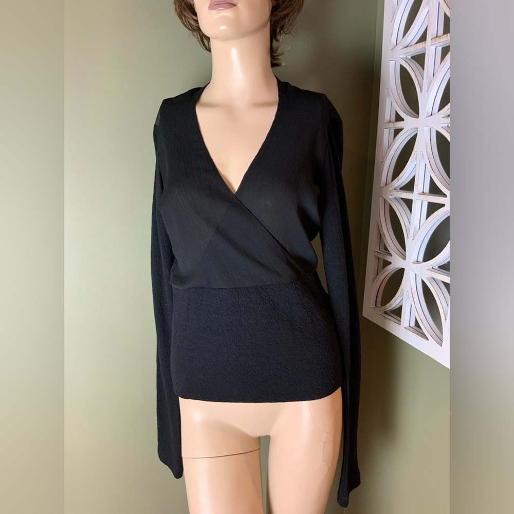 Improvd wool blend blouse size xs excellent condition